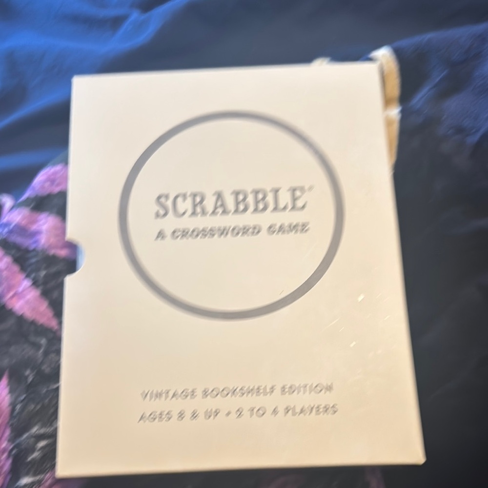 Scrabble Vintage Bookshelf Edition brand new!